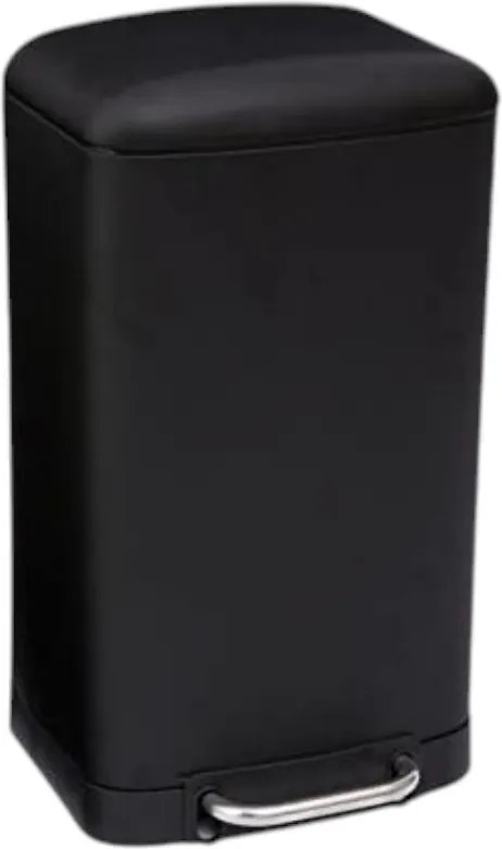 Cos gunoi Retro Line, Negru, 30 litri, cu pedala,  34 x 32 x 61 cm, greutate 4 KG
