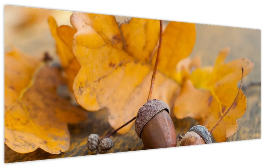 Tablou - Ghinde de toamnă (120x50 cm)