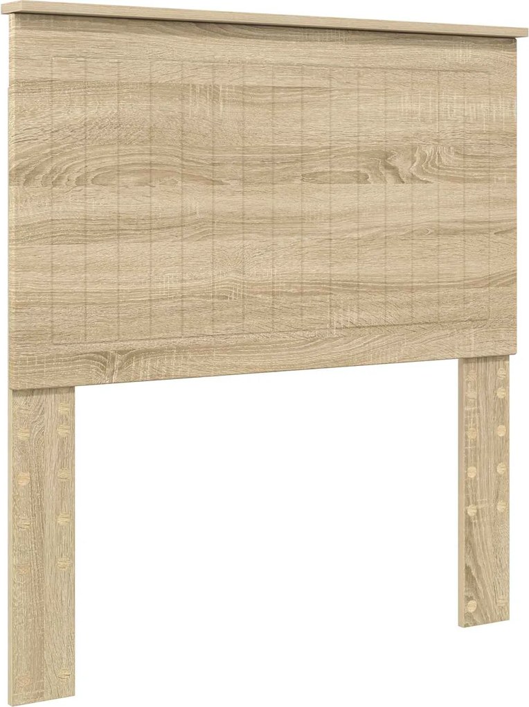 vidaXL Tăblie cap cu headboard Stejar Sonoma 90 cm Lemn compozit