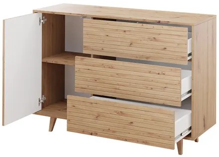Comodă Treksona 1D3SZ (Stejar artisan) . Promo -17%. 1103689
