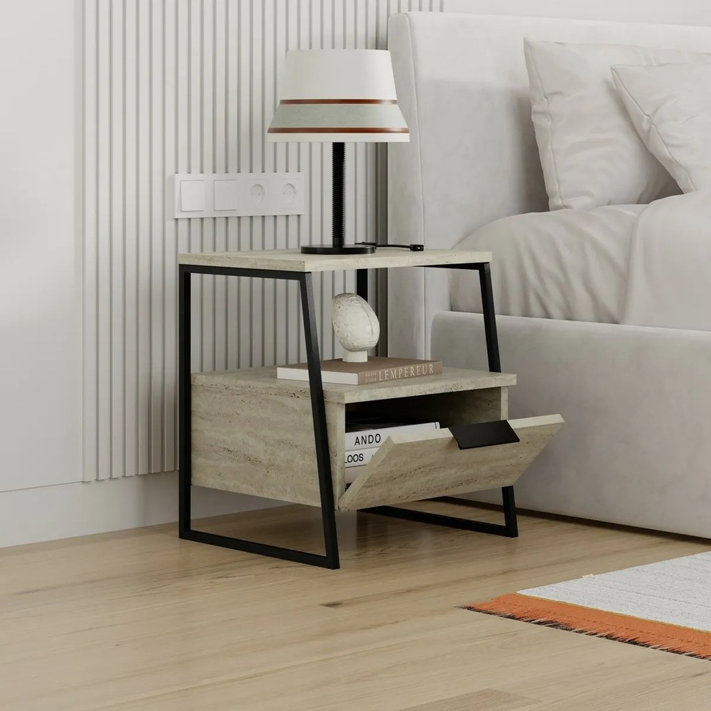 Noptieră Pal Travertine