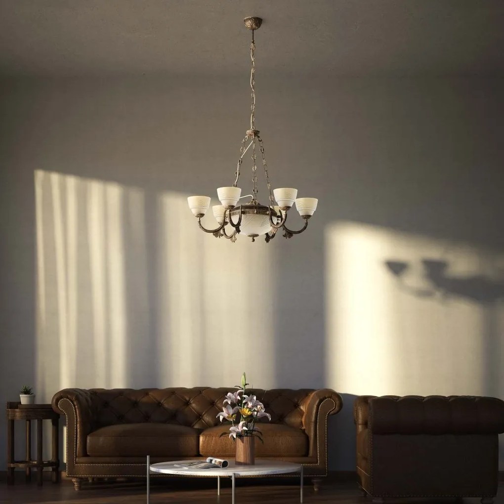 Candelabru din alama stil Neoclassical Elisa