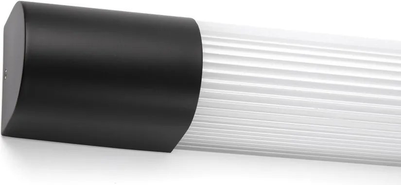 Aplica LED pentru baie IP44 KIVA 1200 negru 18W 2700K