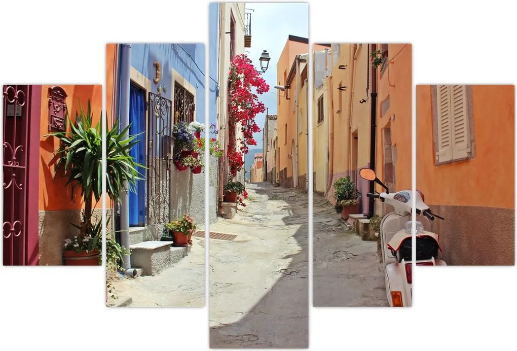 Tablou cu strada din Sardinia (150x105 cm)