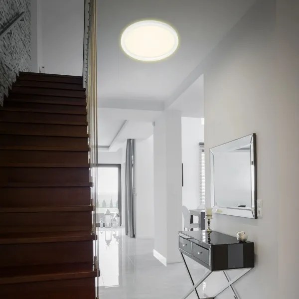 Plafonieră LED CADRE LED/22W/230V d. 42,5 cm albă Briloner 7363-016