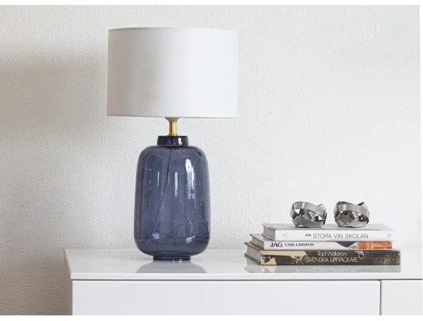 Lampă de masă BLAKE Cottex 8000110-3000, 1xE27/8W/230V, albastră