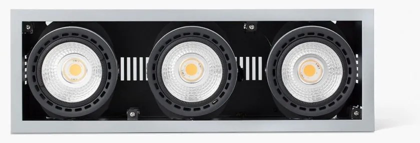 Spot LED incastrabil MINI COLIN-3 Grey recessed CRI95 54-75W 2700K 20°