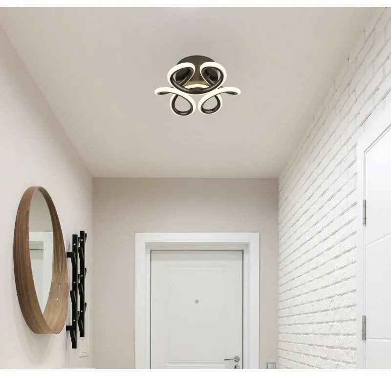 Plafoniera LED CCT MELISAND antracit mat