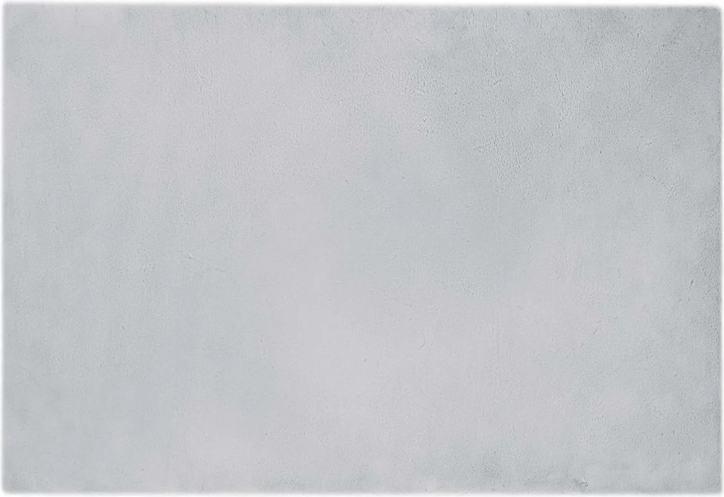 vidaXL Covor din de iepure sintetic antiderapant Olite Gri Poliester