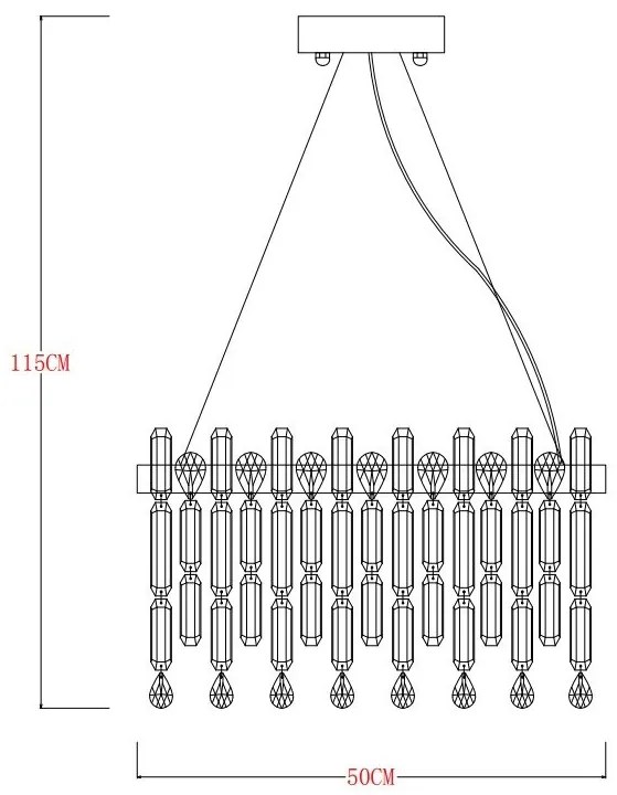 Lustra LED moderna design deosebit CROWN