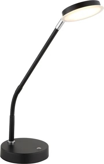 Globo 58504TS - Lampă de masă LED tactilă dimabilă SILVIO LED/6,5W/230V neagră