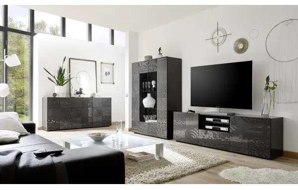 Vitrină ARIA antracit