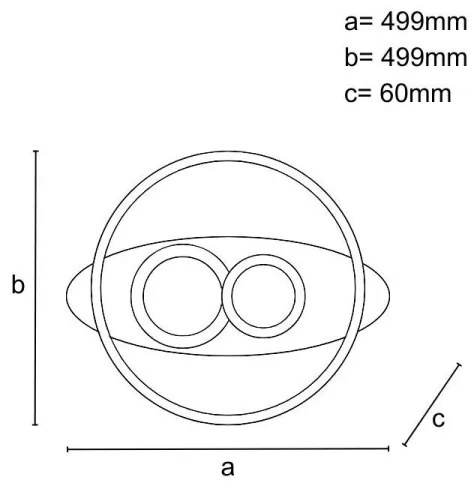 Plafonieră LED reglabilă 105W 230V 3000-6500K cu telecomandă