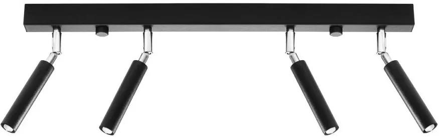 Sollux Lighting Eyetech lampă de tavan 4x40 W negru SL.0900
