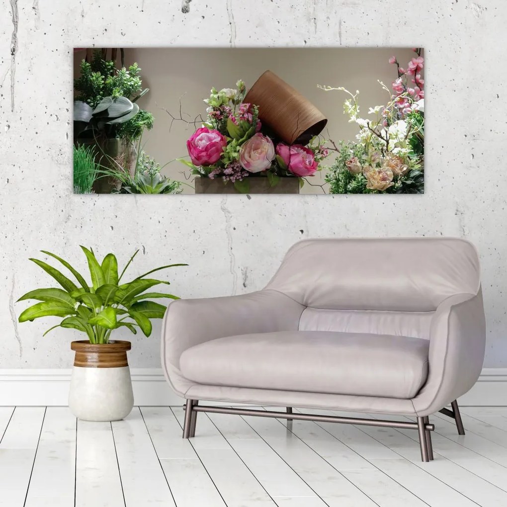 Tablou -Trandafir pentru tine (120x50 cm)