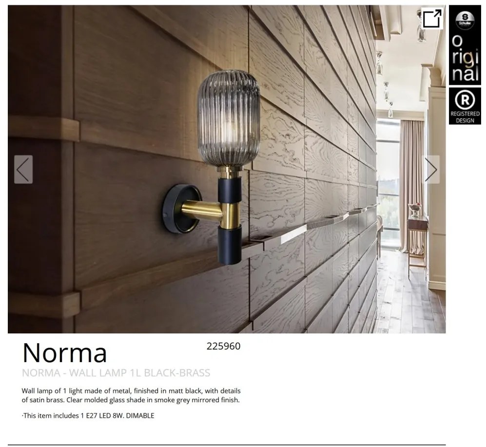 Aplica de perete design modern Norma