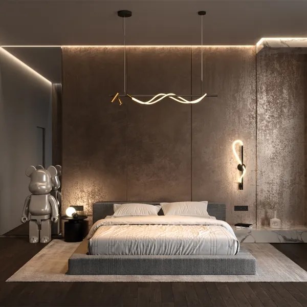 Lustră LED pe cablu Maytoni MOD166PL-L30GB3K TAU LED/42W/230V