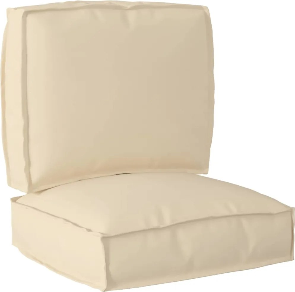 vidaXL Set de perne pentru palet 2 pcs Bej Material Oxford