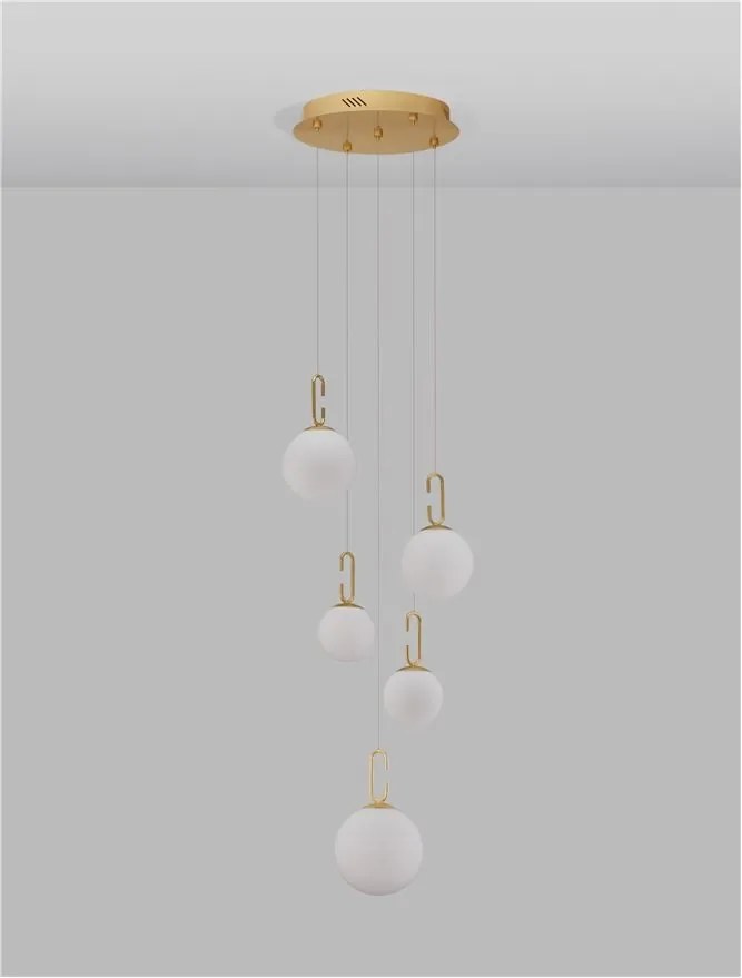 Lustra LED moderna cu 5 Pendule design elegant HOOK