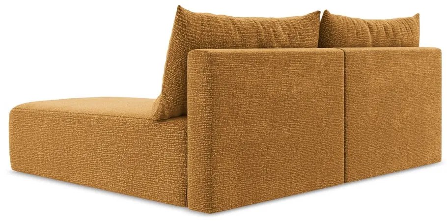 Colțar portocaliu extensibil/cu spațiu de depozitare (cu colț pe partea dreaptă) Kalena – Makamii