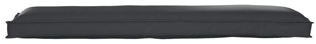 vidaXL Pernă pentru bancă din paleți Negru 150 x 40 x 8 cm