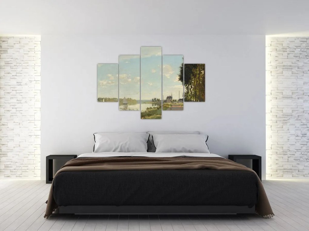 Tablou - Claude Monet, Argenteuil, reproducere (150x105 cm)