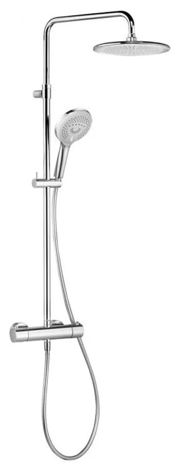 Set de dus Dual Shower System, 25 cm, crom Crom lucios