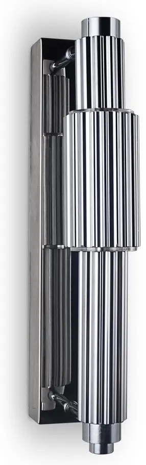 Aplica LED de perete design modern Verticale crom