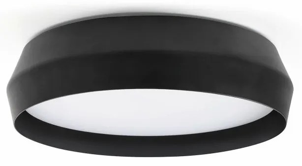 Lustra / Plafoniera LED design modern slim SHOKU 35cm negru