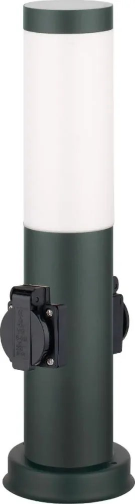 Brilagi Lampă de exterior NOVA cu 2 prize SCHUKO, 1xE27/15W/230V, 40 cm, IP44, antracit