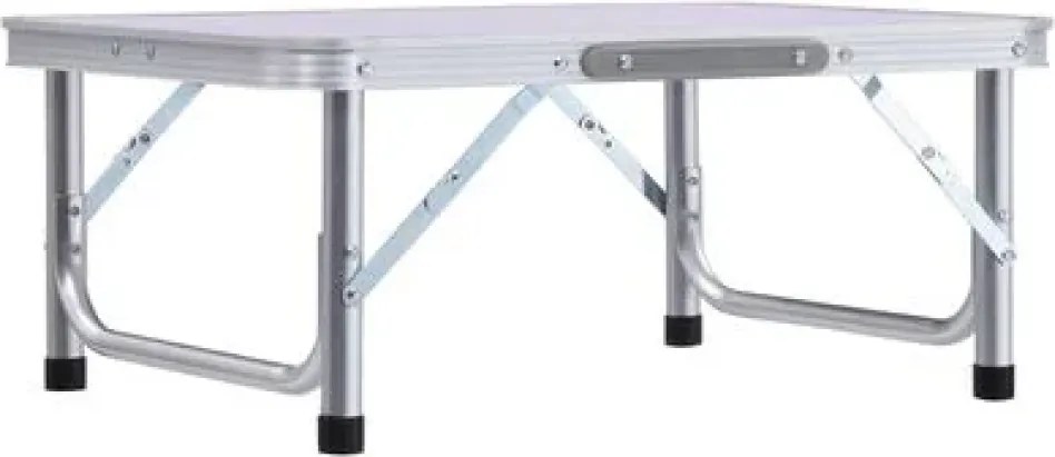 Masă de camping pliabiăla, 60 cm, aluminiu/MDF, KEPI TYP 2