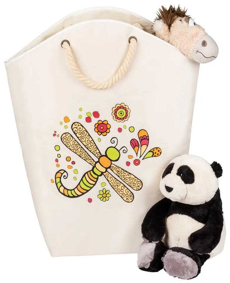 Coș de rufe din material textil 58 l Rollin'Art Libelle – Wenko