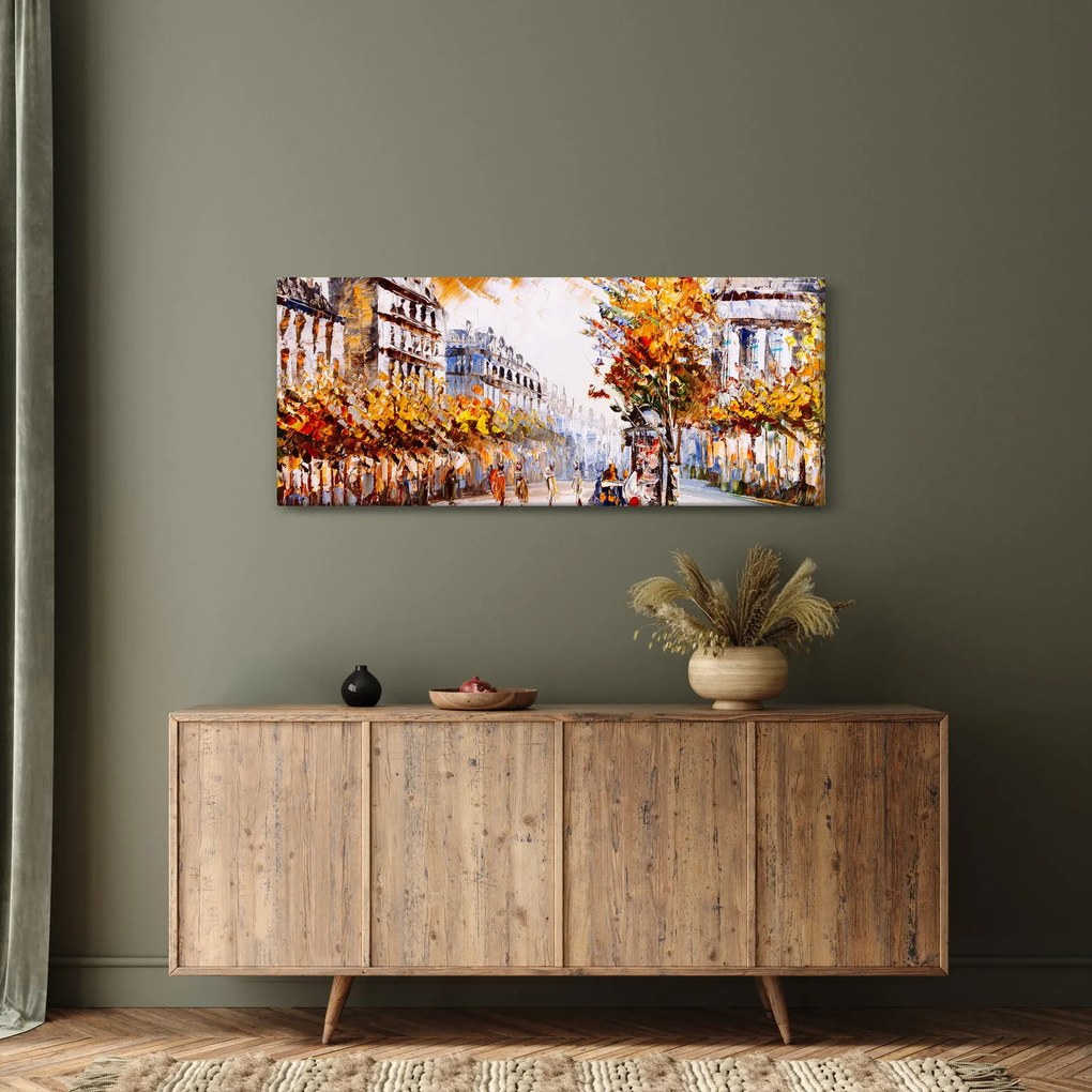 Tablou - Strada din Paris (120x50 cm)