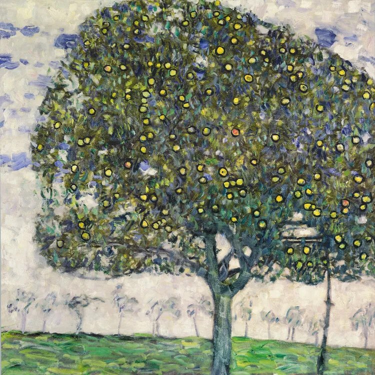 Reproducere The Apple Tree II (1916), Gustav Klimt