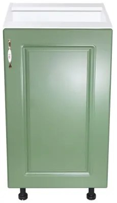 Corp inferior 45 cu 1 usa Zebra MDF Verde drept