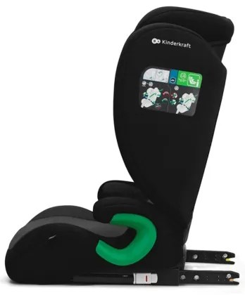 Scaun auto KINDERKRAFT JUNIOR FIX 2 (100-150 cm) Graphite black