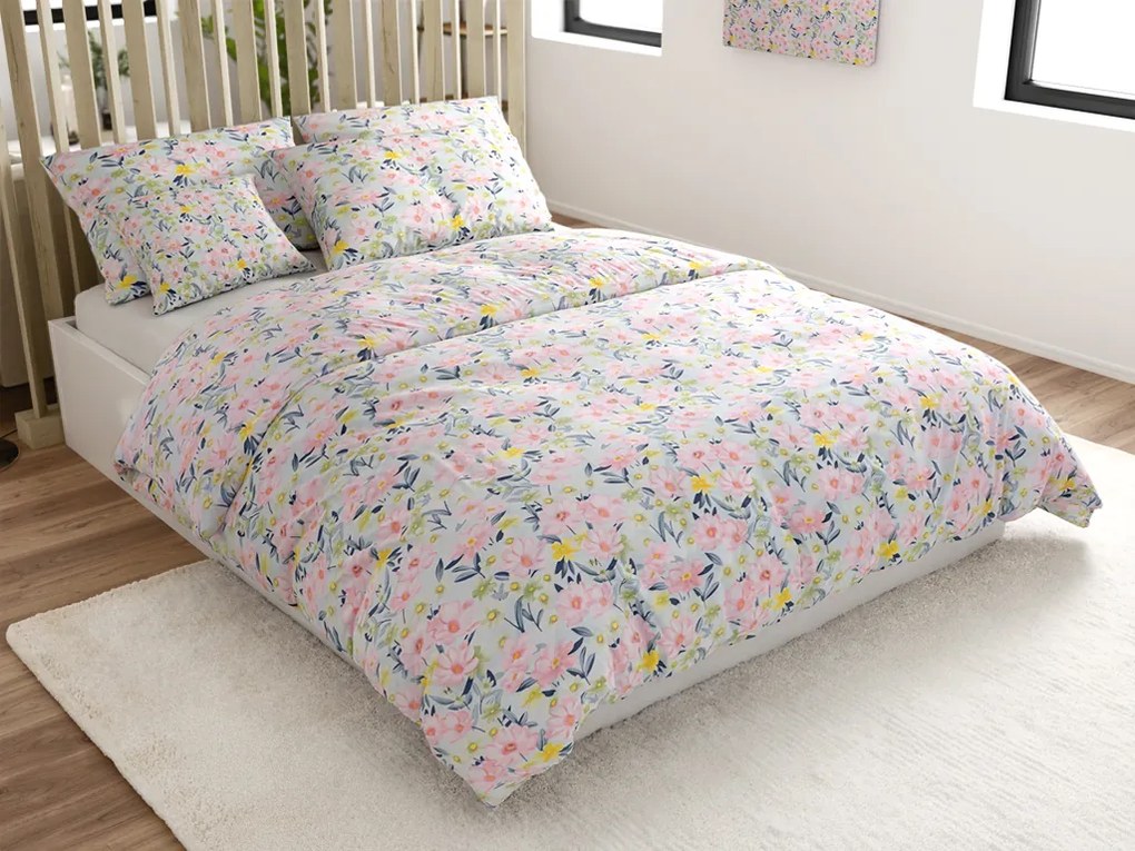 Lenjerie de pat din microfibra GARDENIA, colorata Dimensiune lenjerie de pat: 2 buc 70 x 80 cm | 160 x 200 cm