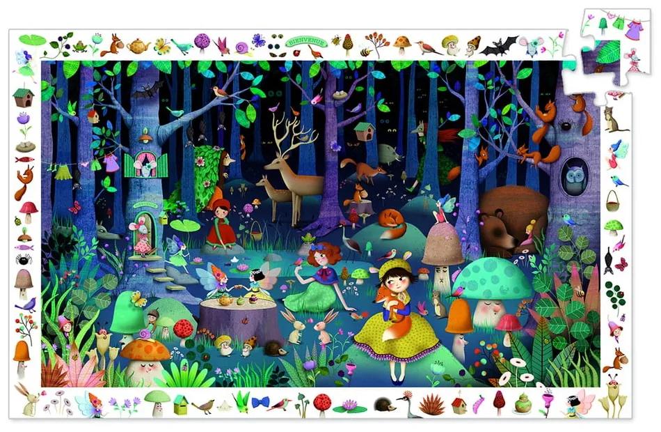 Puzzle pentru copii Djeco Observation Pădure Basm
