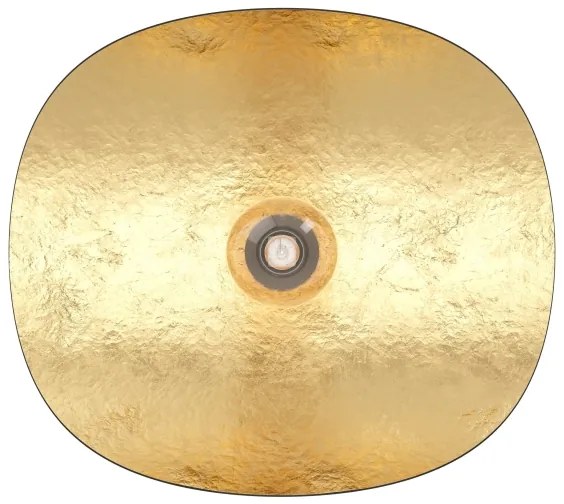 Plafonieră Eglo 390391 SACEDA 1xE27/40W/230V negru/auriu