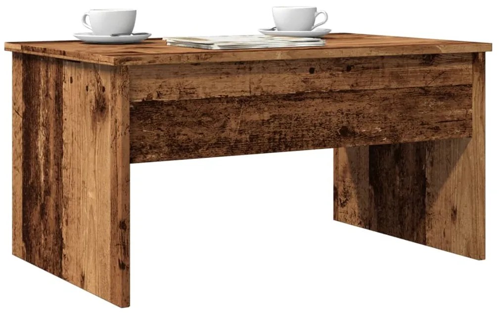 vidaXL Măsuță de cafea, lemn vechi, 80x50,5x41,5 cm, lemn prelucrat
