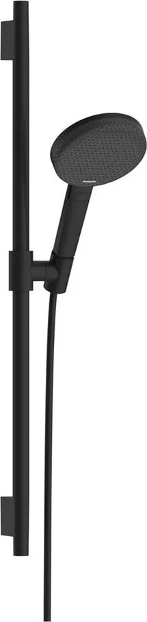 Set de dus cu bara 65 cm Hansgrohe Raindance Alive Select S negru mat 3 functii EcoSmart