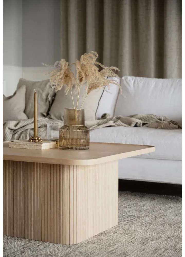 Masă de cafea Rowico Sullivan din stejar natural, 60 x 60 cm