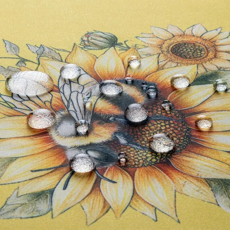 decoDoma Fată de masă centrală SUNFLOWERS 85 x 85 cm