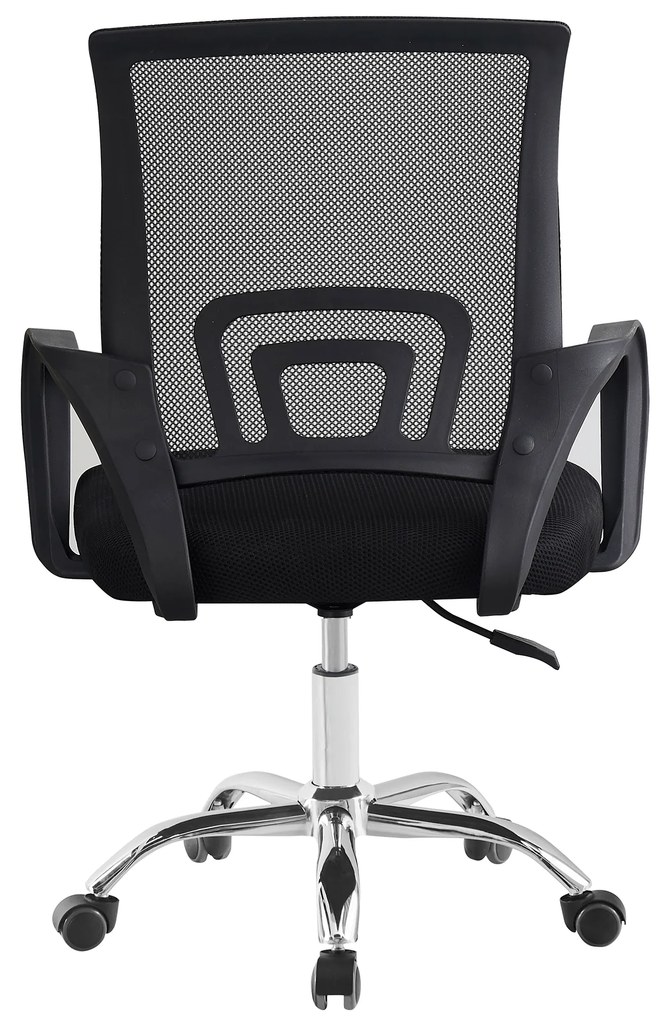 Scaun de birou, negru/ negru, DEX 4 NEW