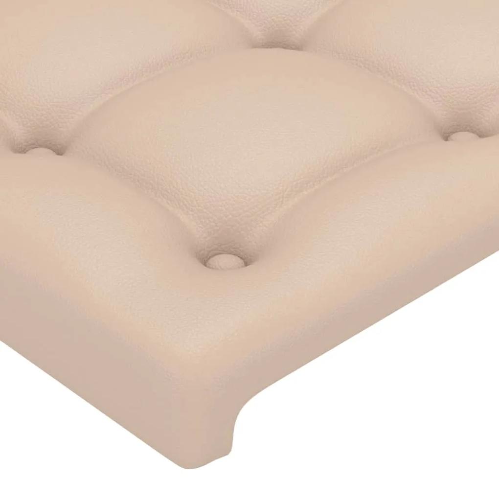 Tablie de pat, cappuccino, 90x5x78 88 cm, piele ecologica 1, Cappuccino, 90 x 5 x 78 88 cm