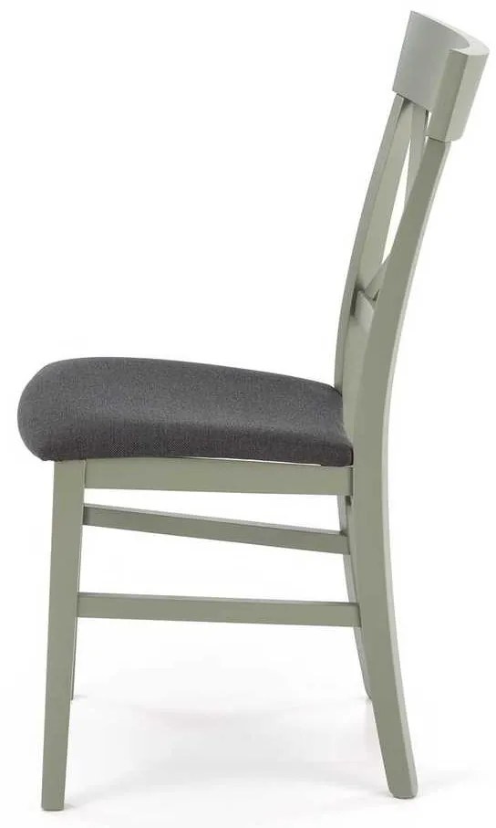Scaun de bucătărie Rebecca, negru / verde
