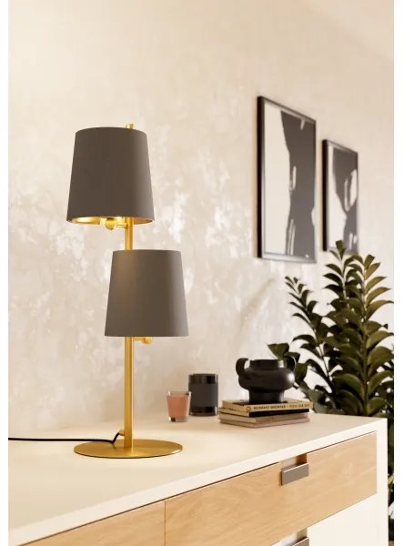 Lampă de masă ALMEIDA 2xE27/40W/230V Eglo 99611