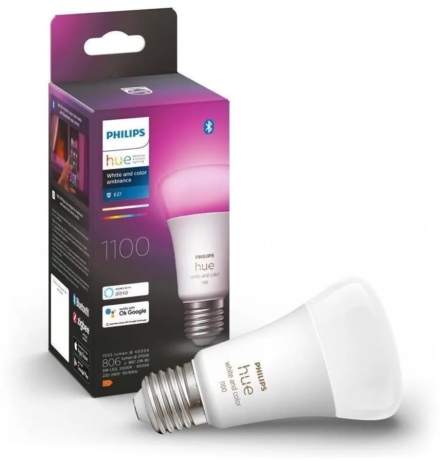 Be LED dimabil Philips Hue WACA A60 E27/9W/230V 2000-6500K