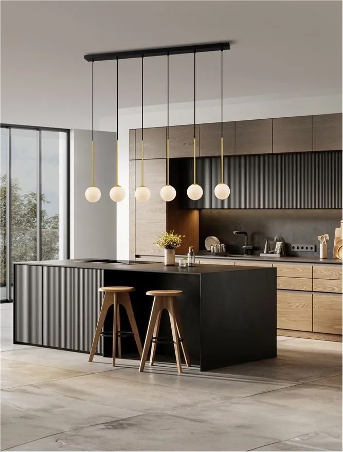 Lustra moderna cu 6 pendule SAVOY