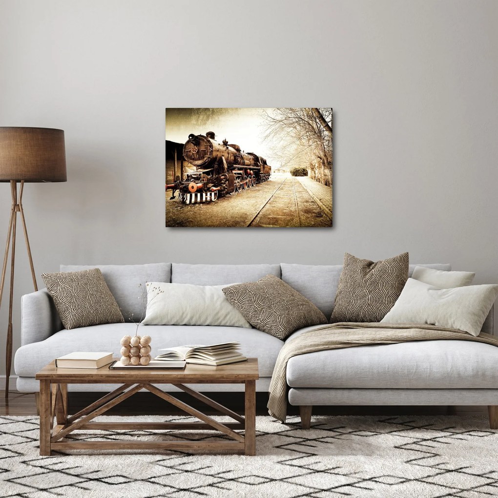 Tablou - Locomotiva istorică (70x50 cm)